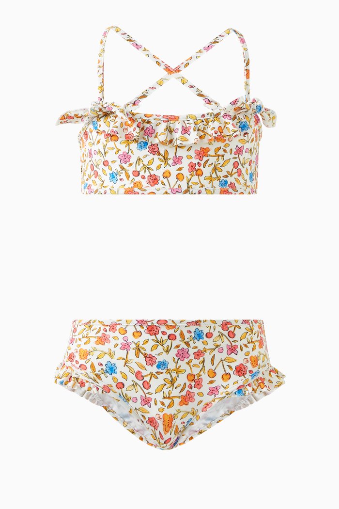 

Abigael Cherry Print Bikini Set in Polyamide, Multicolour