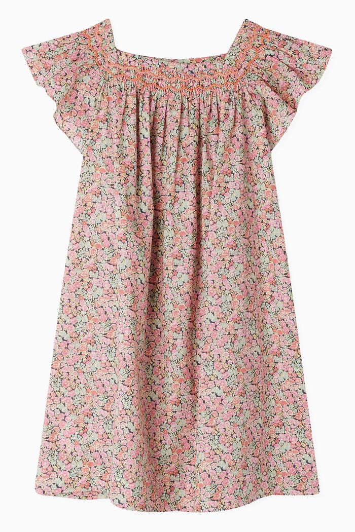 

Coryse Floral-print Dress in Organic Cotton, Multicolour