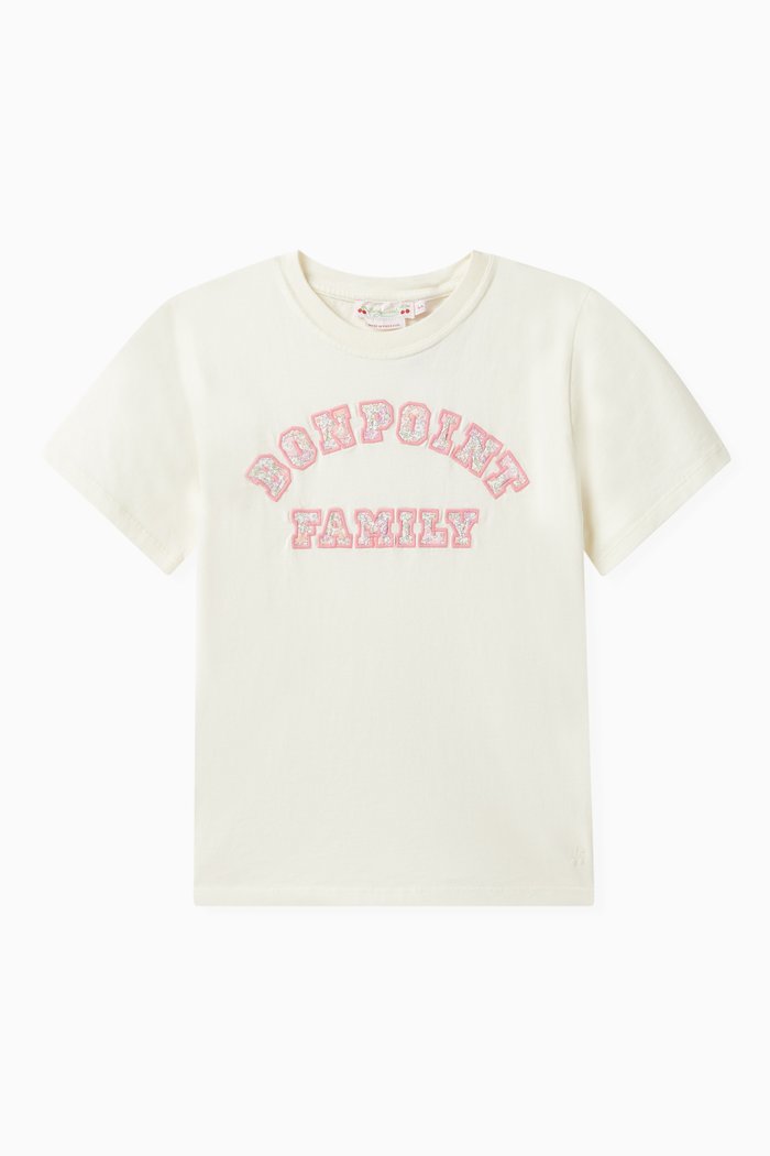 

Graphic Logo T-shirt in Cotton Jersey, Neutral