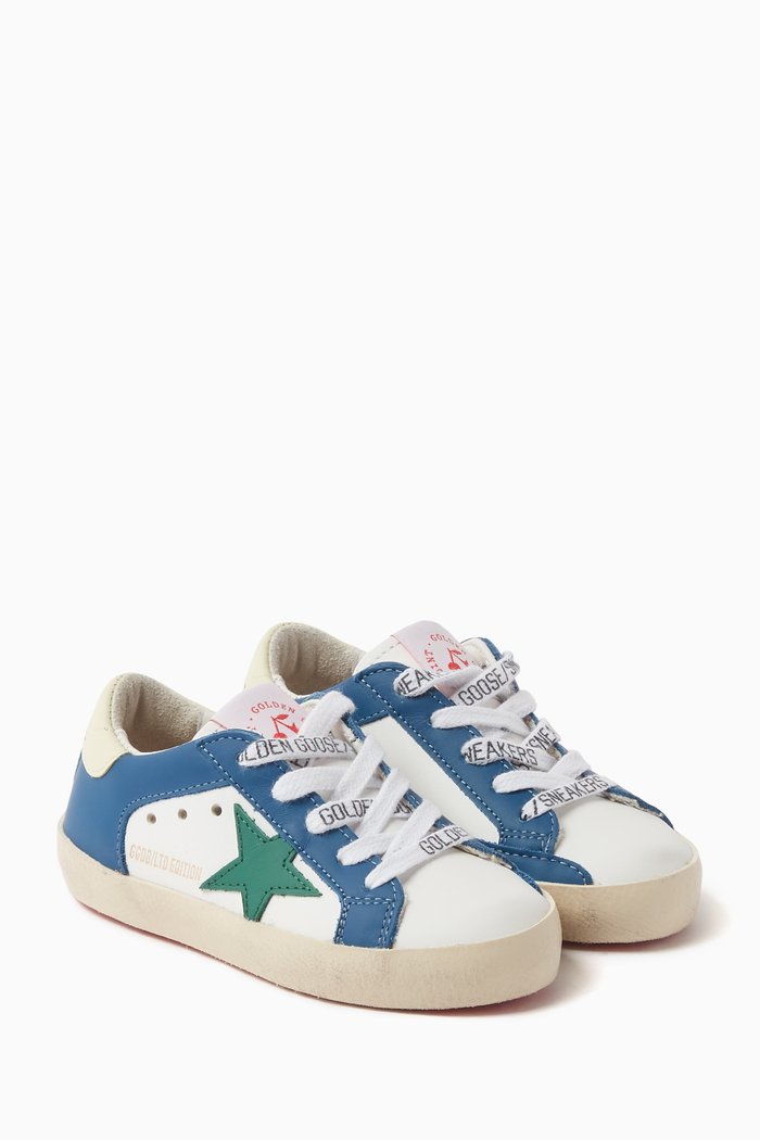 

x Golden Goose Sneakers in Leather, Blue
