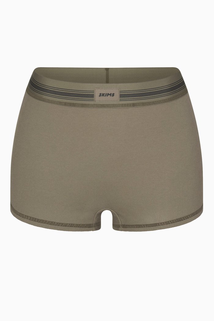 

Boy Shorts in Cotton Rib, Green