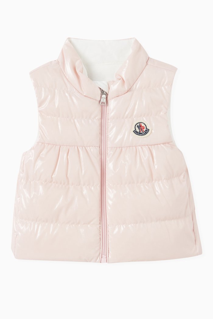 

Hiva Down Vest in Nylon, Pink