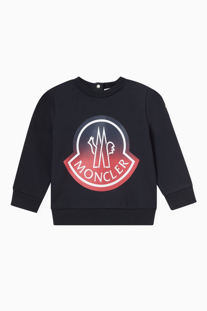 

Logo Sweatshirt in Cotton, Blue