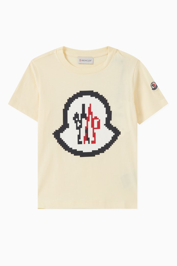 

Graphic Logo T-shirt in Cotton Jersey, Yellow