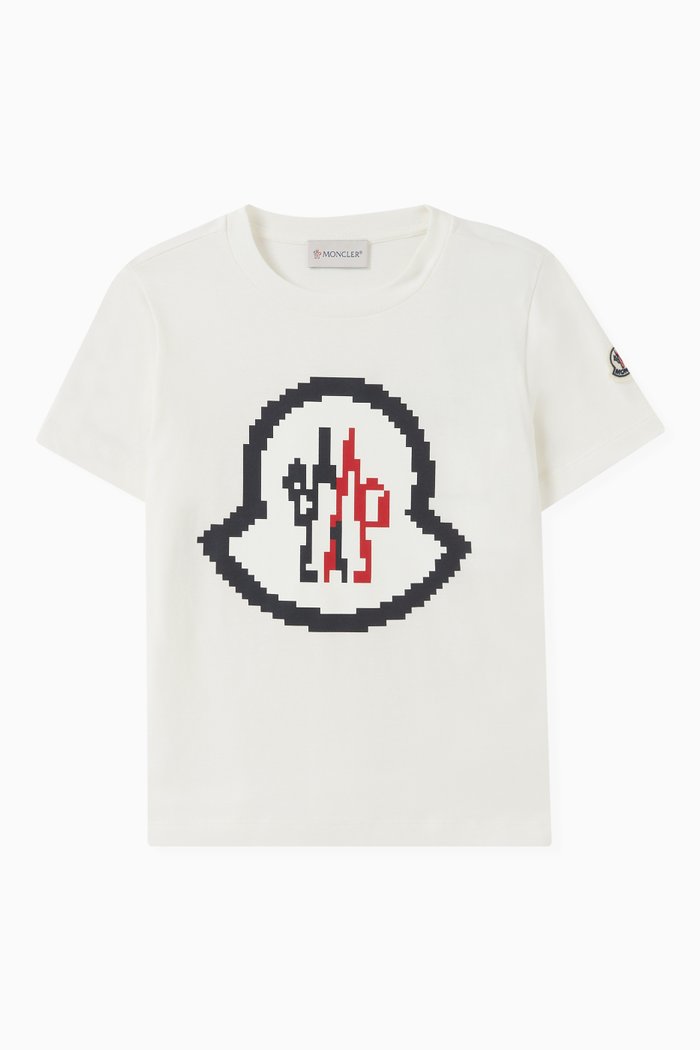 

Graphic Logo T-shirt in Cotton Jersey, White