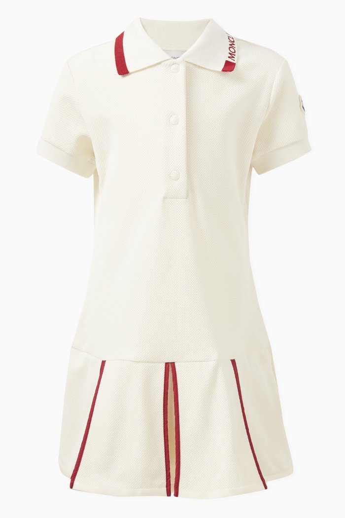 

Polo Shirtdress in Tech Piqué, Neutral
