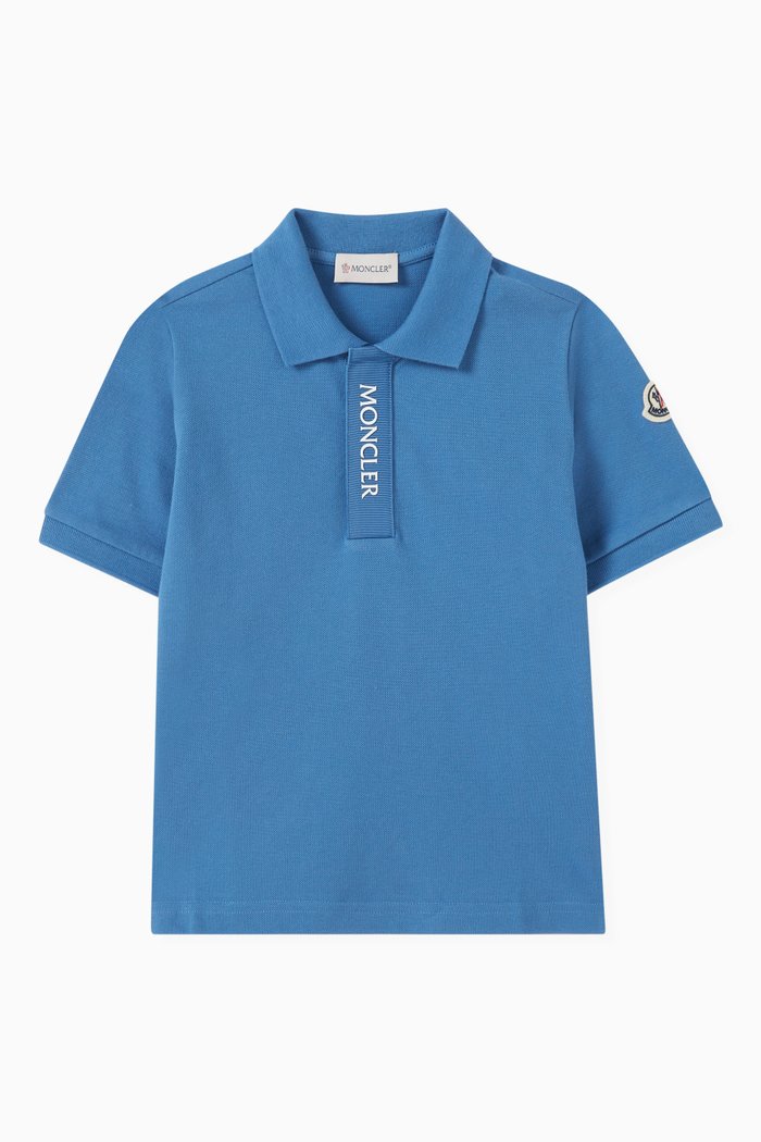 

Logo Polo Shirt in Cotton, Blue