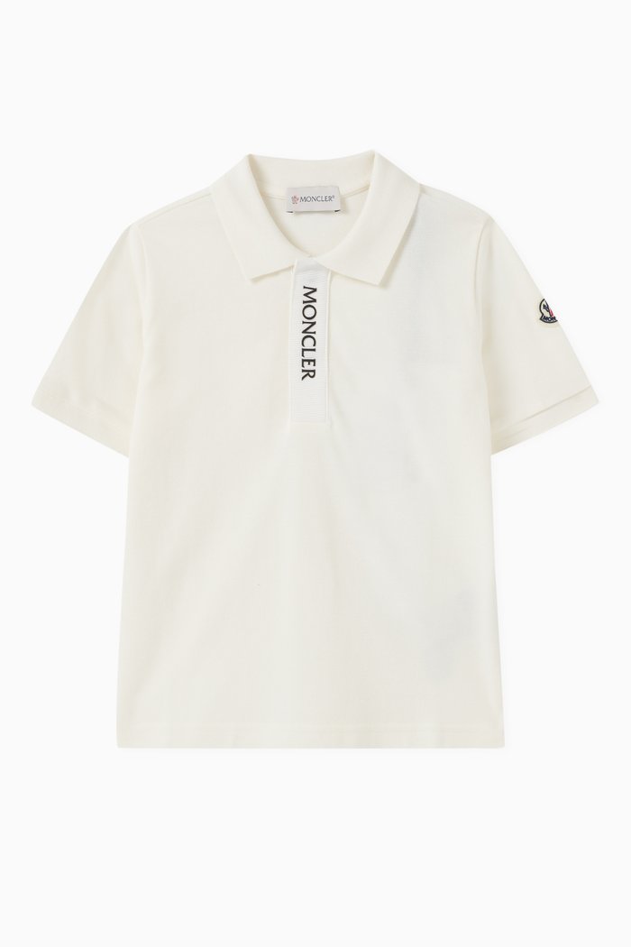 

Logo Polo Shirt in Cotton, Neutral