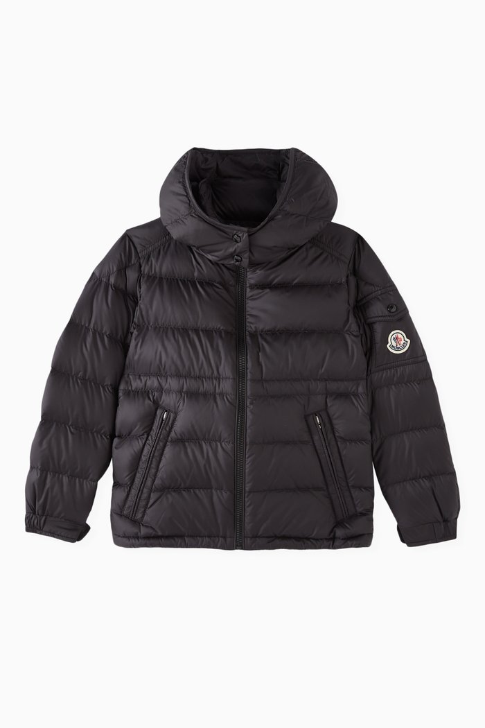 Dalles Down Jacket in Nylon, Black