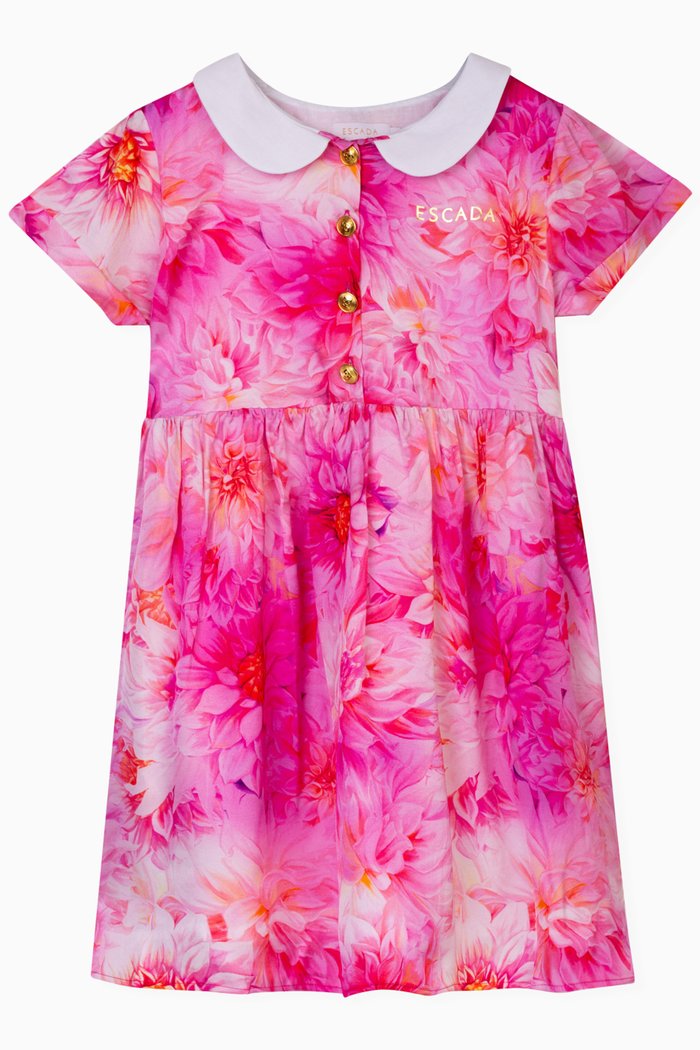 

Floral-print Dress, Pink