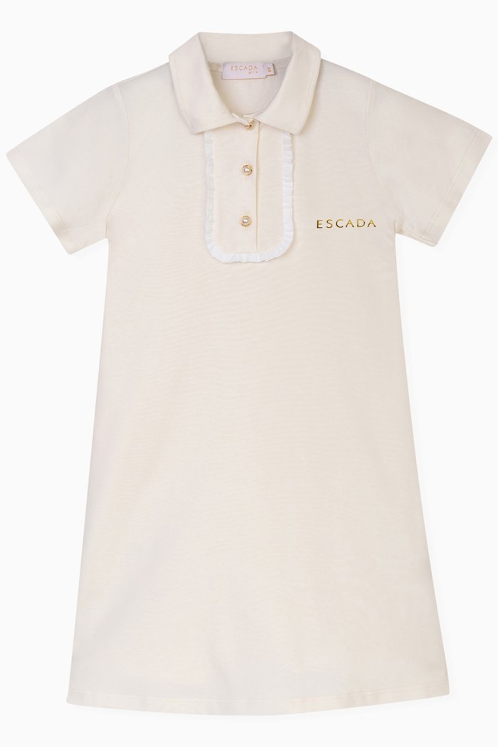 

Logo-print Dress in Jersey, White