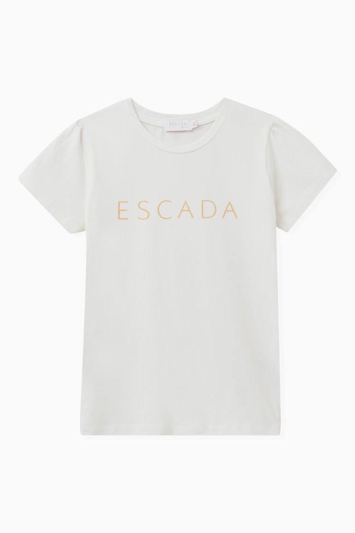 

Logo-print T-shirt in Cotton, White
