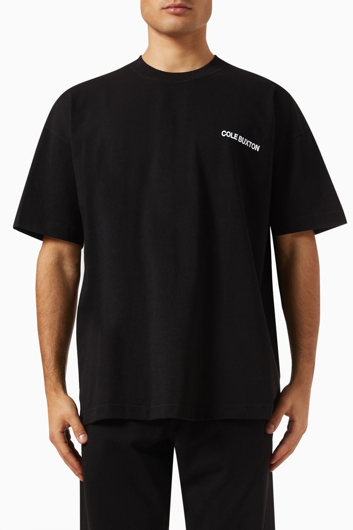 

Sportswear T-shirt in Cotton-jersey, Black