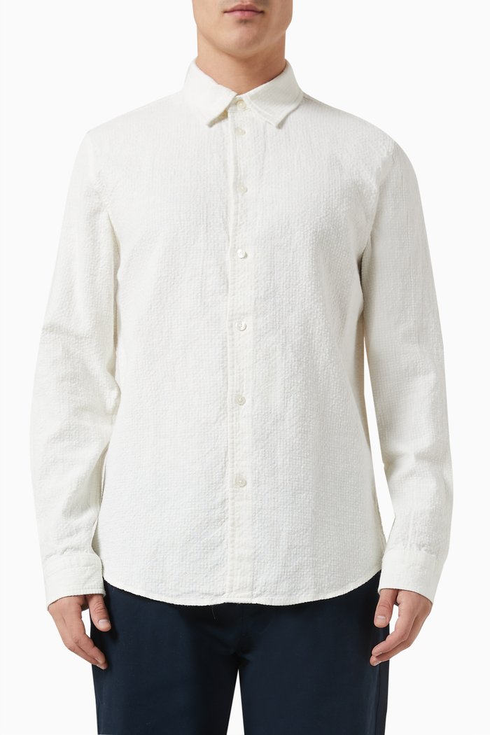 

Liam FX Shirt in Cotton-linen Blend, Neutral