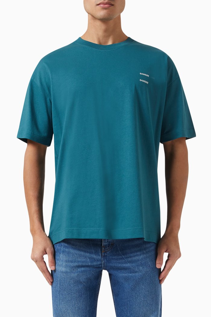 

Joel T-shirt in Organic Cotton, Green