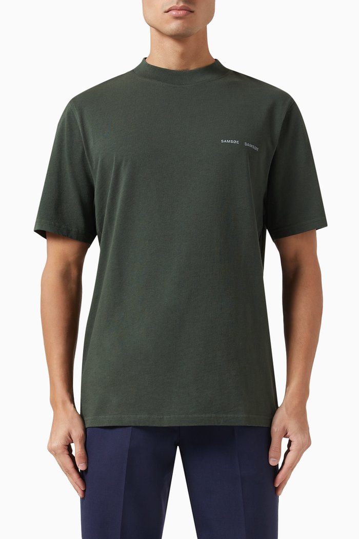 

Norsbro T-shirt in Organic Cotton-jersey, Green
