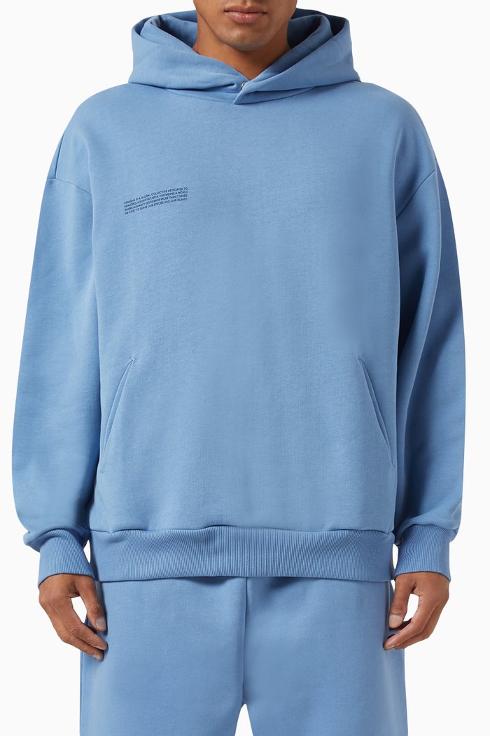 

DNA Hoodie in Cotton, Blue