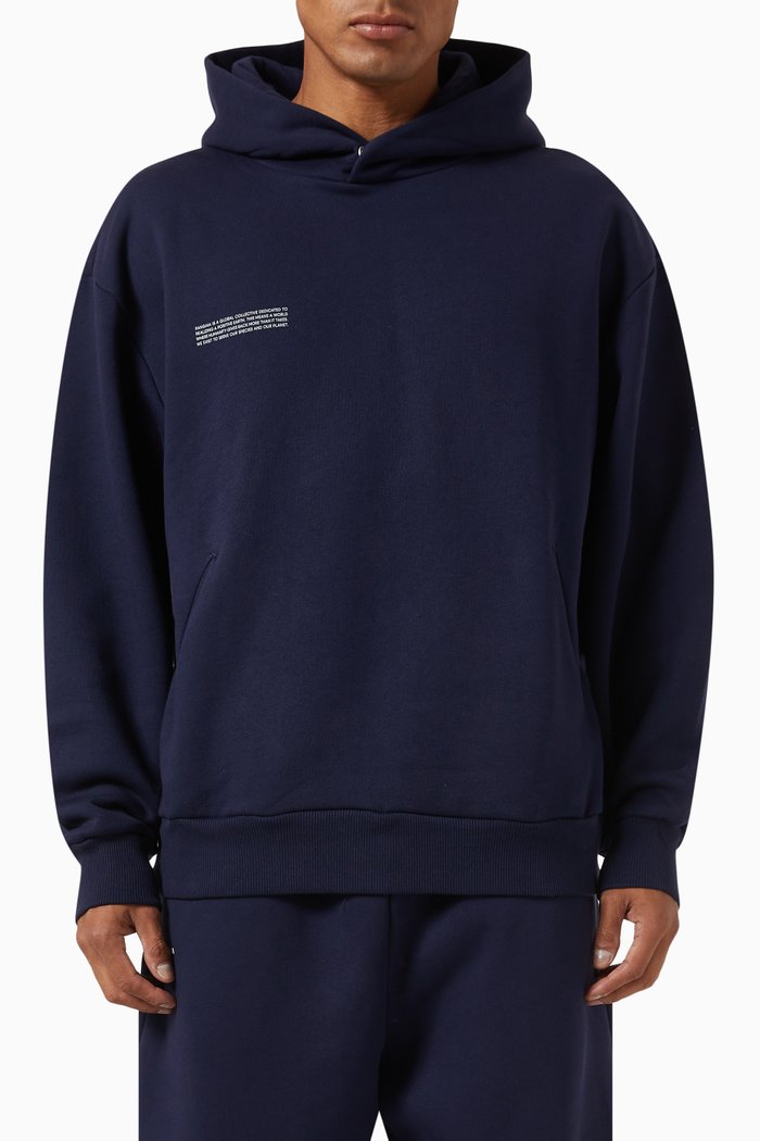 

DNA Hoodie in Cotton, Blue