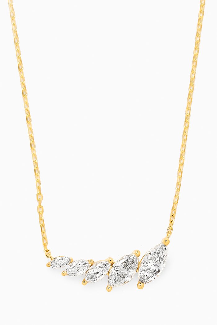 

Angel Wing Diamond Pendant Necklace in 18kt Gold, White