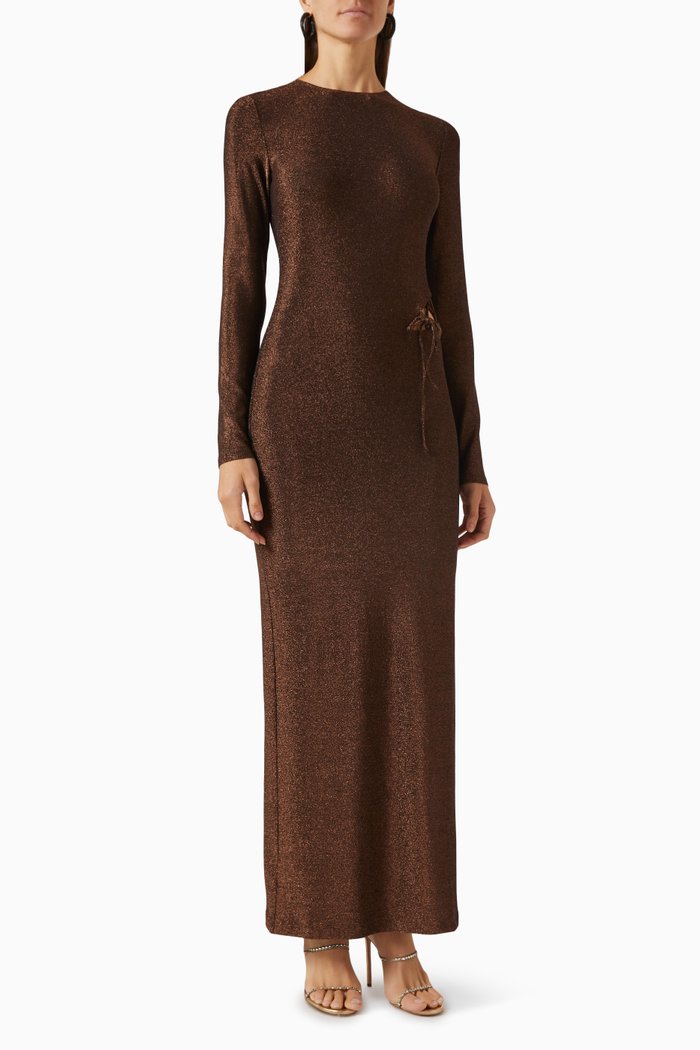 

Kinsey Knit Dress in Nylon Blend, Pink