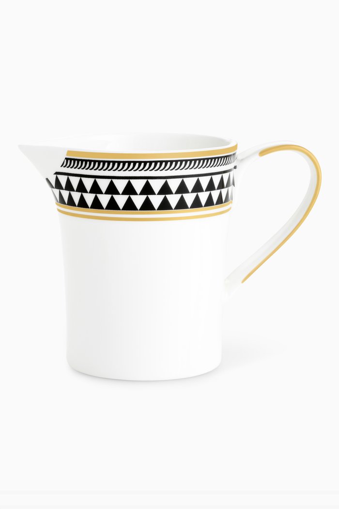 

Mosaiques De Baalbek Creamer in Fine Bone China, 150ml, White