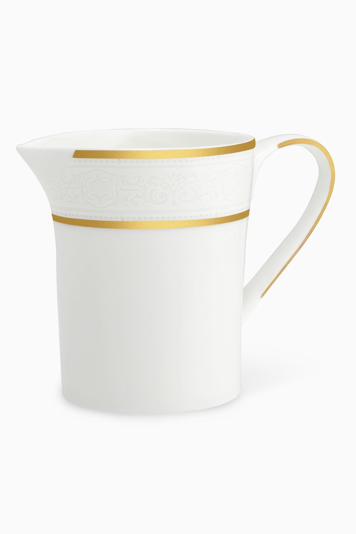 

Mosaiques De Baalbek Creamer in Fine Bone China, 150ml, White