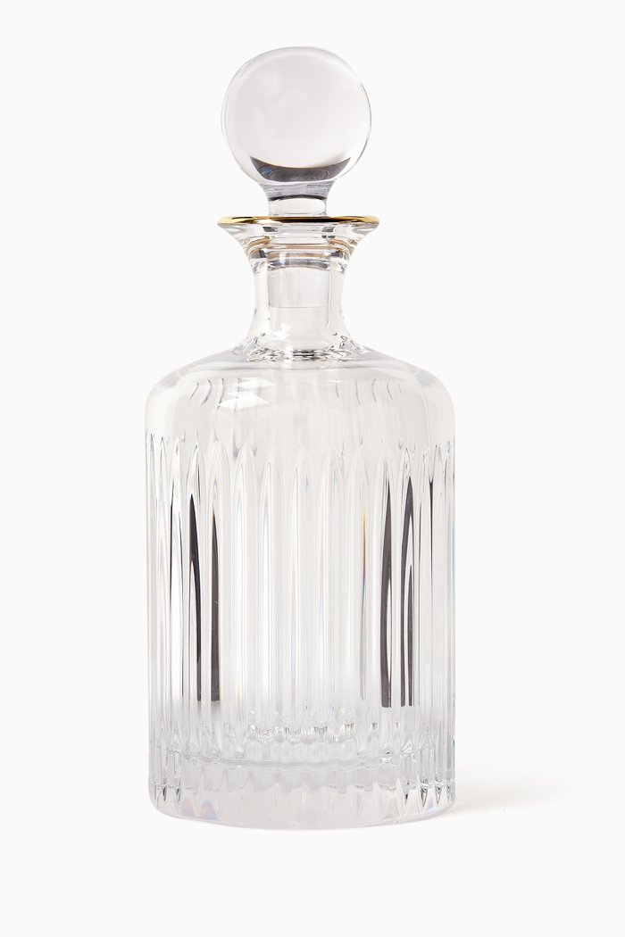 

Tulipa Platinum Round Decanter in Crystal, Gold