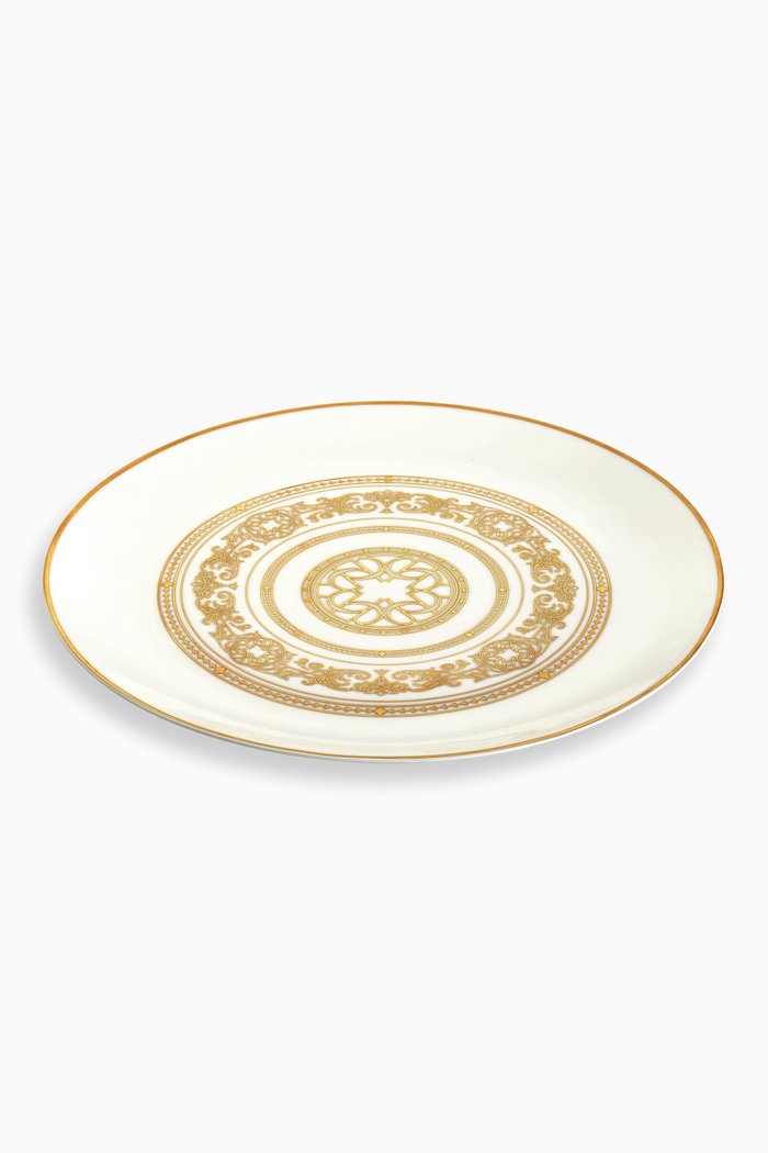 

Opera Gold Round Cake Platter in Fine Bone China