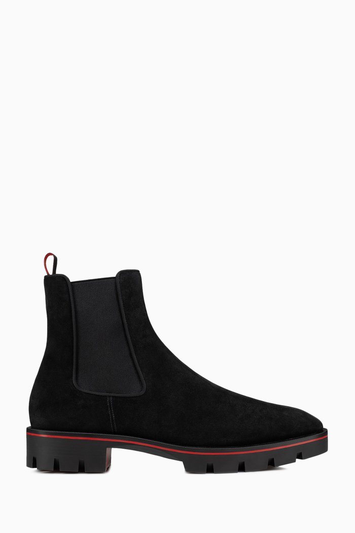 

Alpinosol Boots in Calfskin Leather, Black