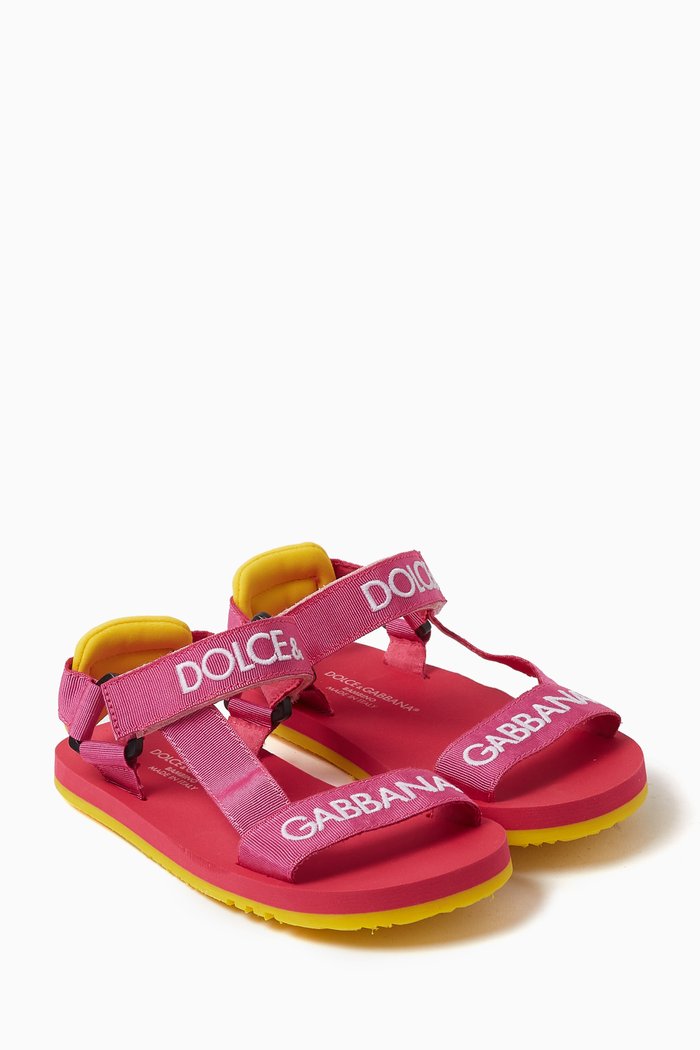 

Logo Sandals in Grosgrain, Multicolour