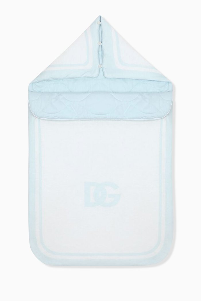 

DG Logo-print Sleeping Bag in Cotton-jersey, Blue