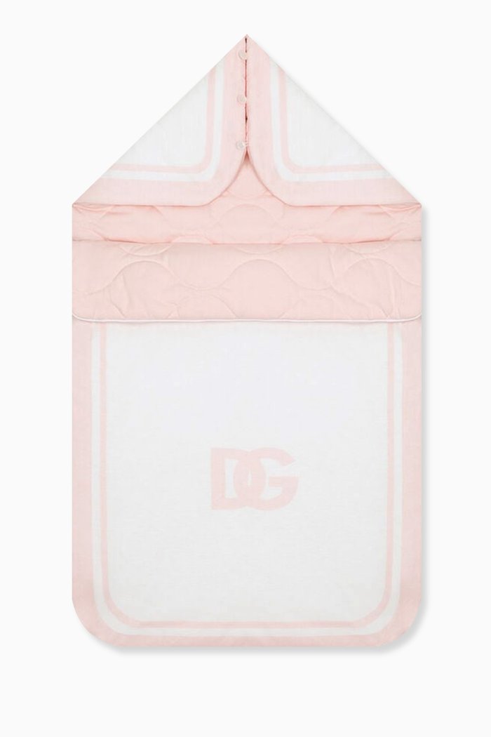 

DG Logo-print Sleeping Bag in Cotton-jersey, Red