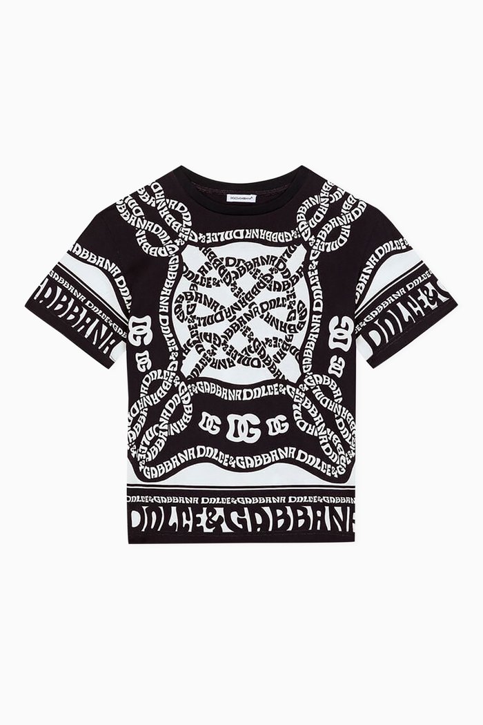 

Kinder T-shirt in Cotton, Black
