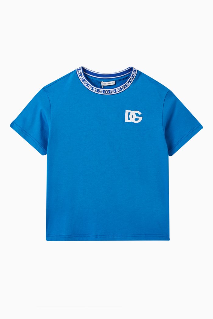 

DG Logo T-shirt in Cotton, Blue
