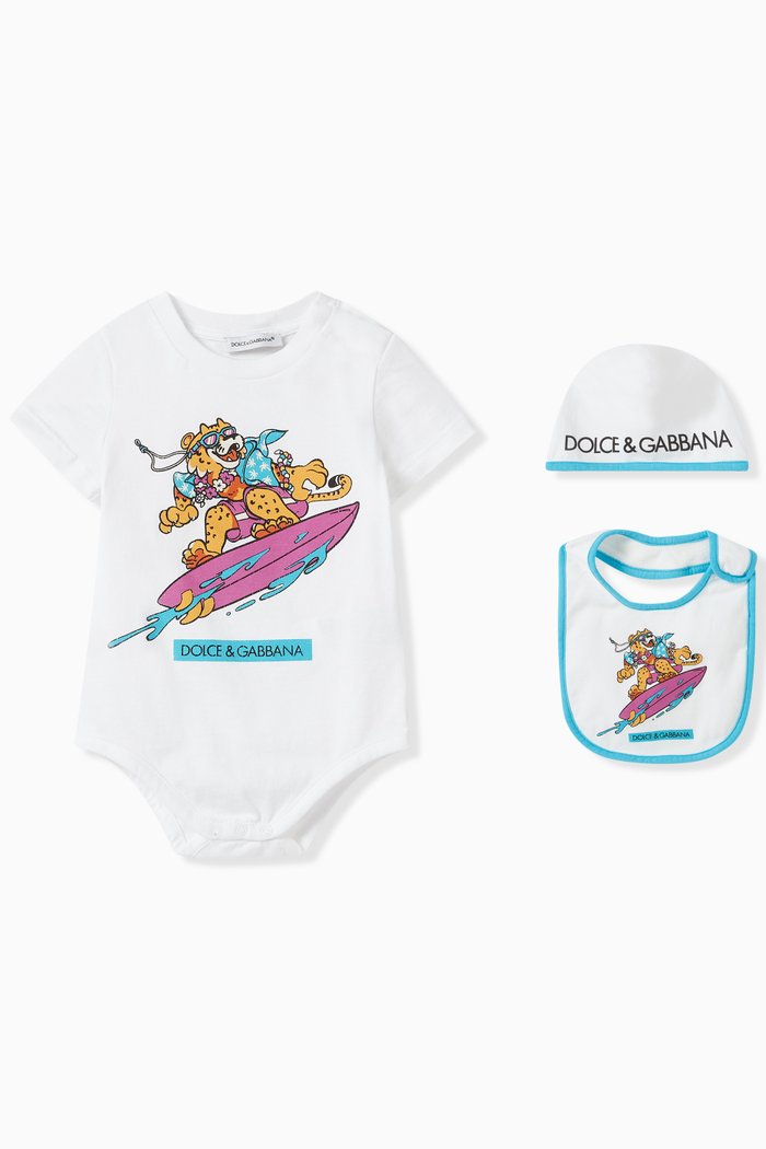

3-piece Gift-set in Cotton-jersey, White