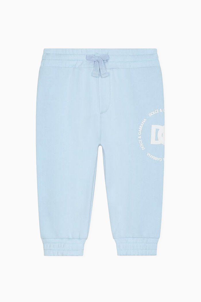 

DG Logo-print Sweatpants in Cotton-jersey, Blue