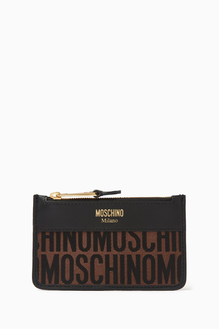 

Monogram Cardholder in Jacquard, Brown