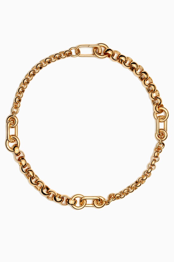 

Pietra Necklace in 14kt Gold-plated Brass