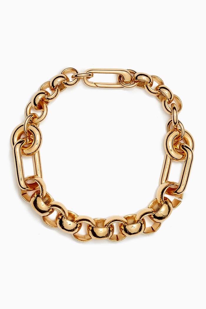 

Pietra Bracelet in 14kt Gold-plated Brass