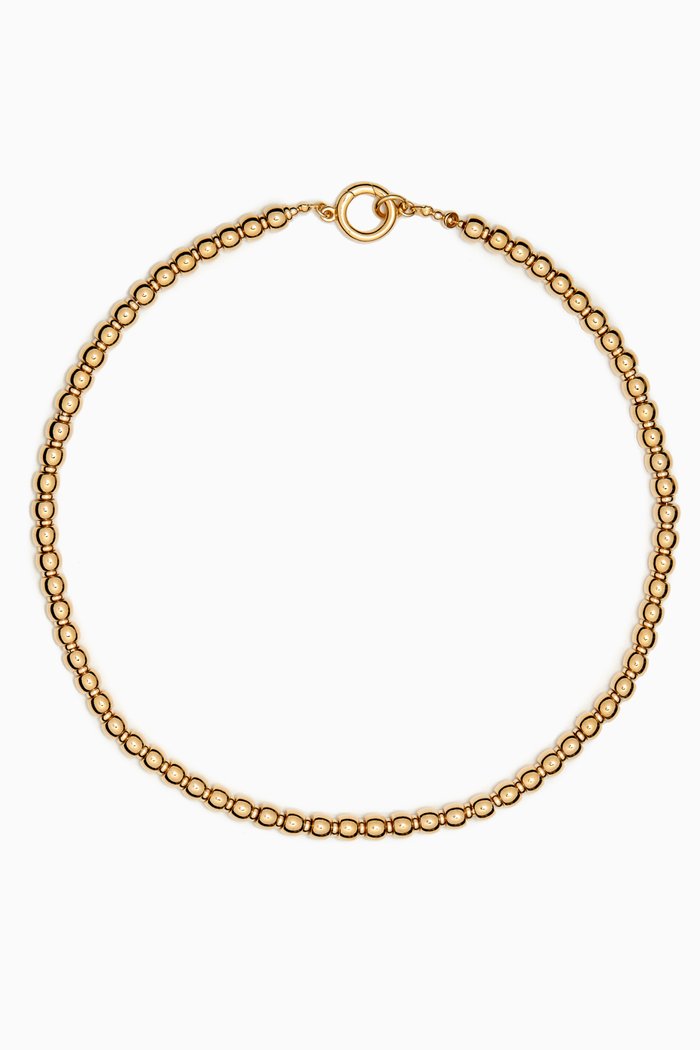 

Maremma Necklace in 14kt Gold-plated Brass