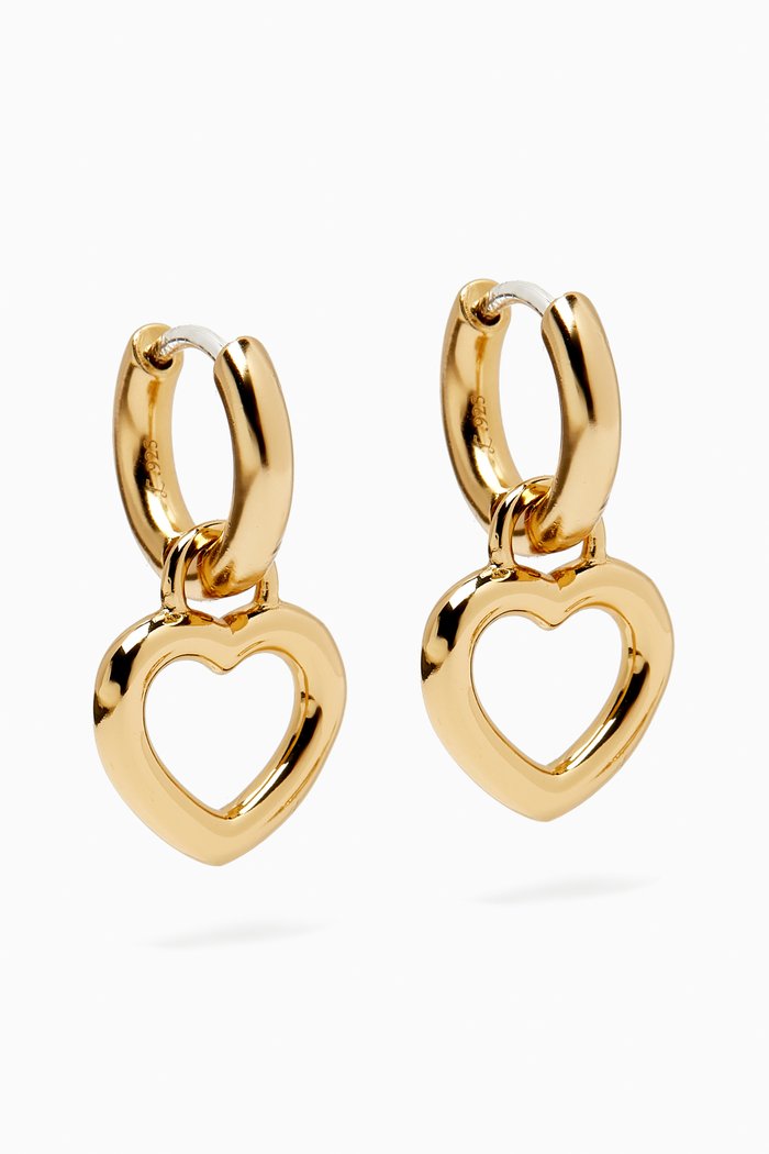 Mini Teresa Earrings in 14kt Gold-plated Brass