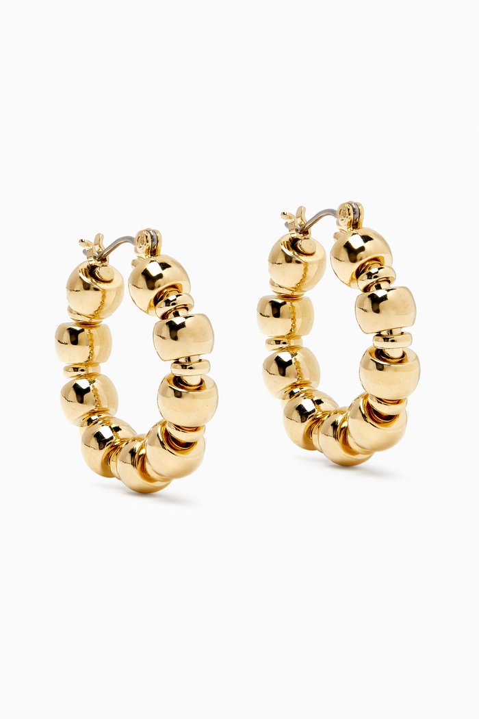 

Maremma Hoop Earrings in 14kt Gold-plated Brass