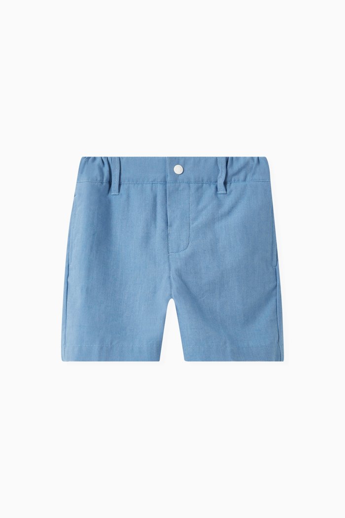 Bermuda Shorts in Denim, Blue