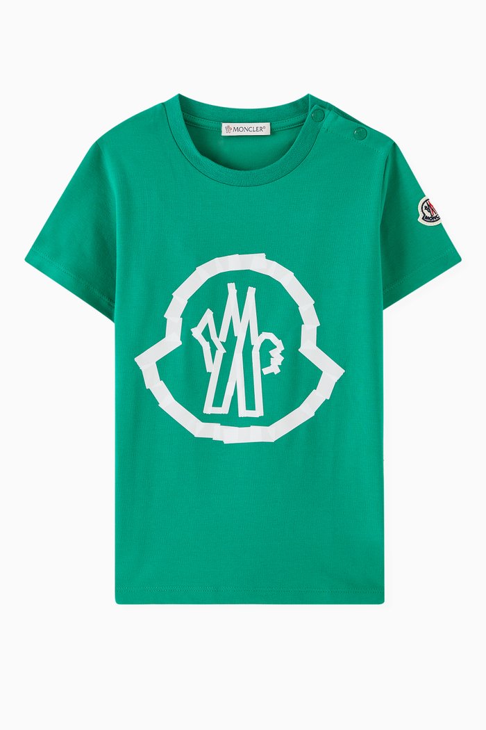 

T-shirt in Cotton-jersey, Green