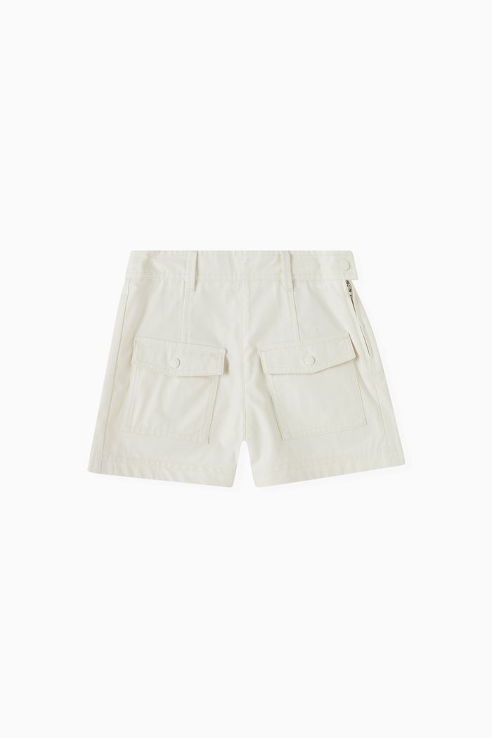 

Cargo Shorts in Cotton-blend, White