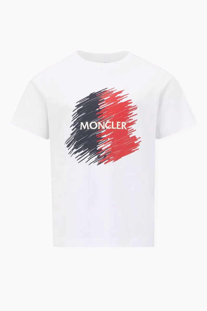 

Logo Print T-shirt in Cotton, White