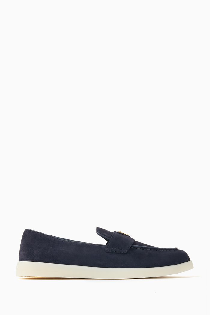 

Saint Tropez Loafers in Suede, Blue
