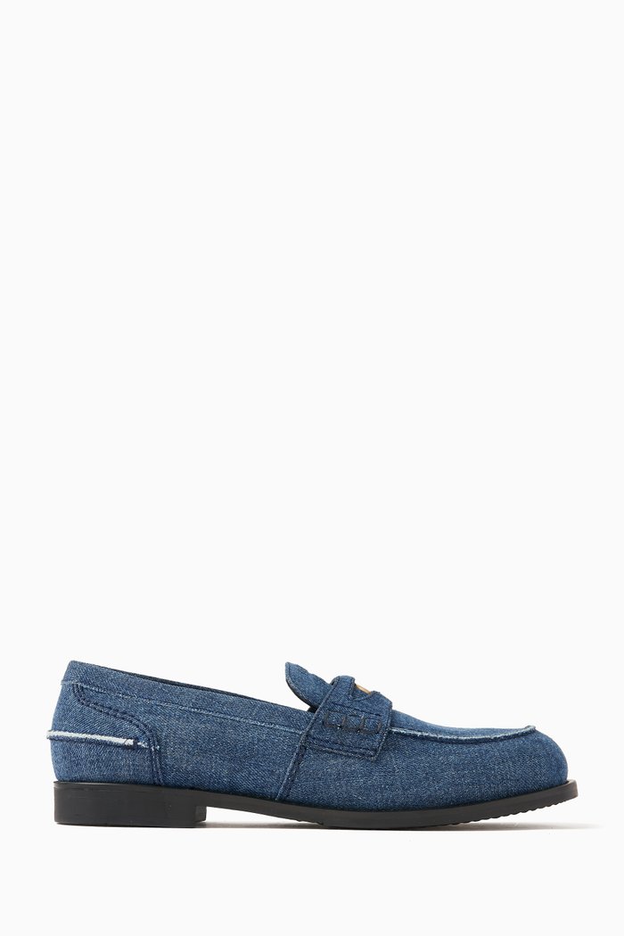 

Penny Loafers in Denim, Blue