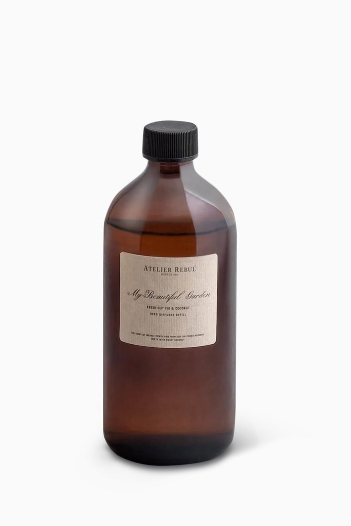 Fresh Cut Fig & Coconut Reed Diffuser Refill, 450ml, Brown