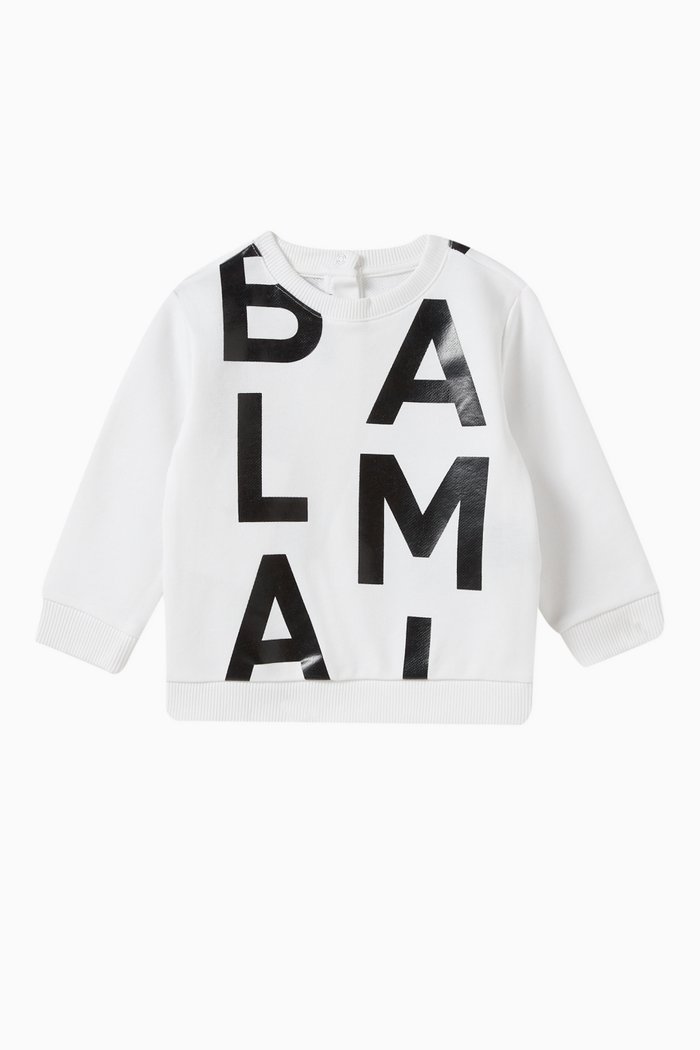 

Logo Sweatshirt in Cotton, White